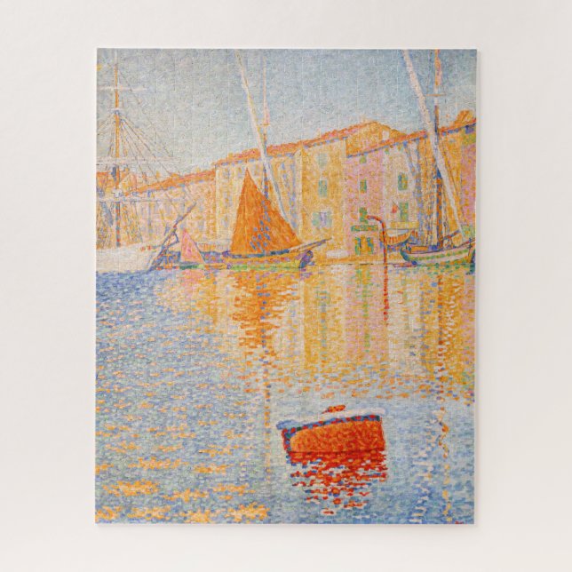 Paul Signac - The Red Buoy, Saint-Tropez (Vertikal)