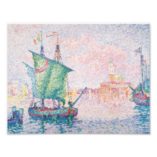 Paul Signac - Venedig, Die rosa Wolke Fotodruck