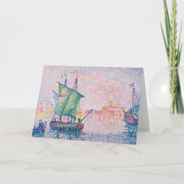 Paul Signac - Venedig, Die rosa Wolke Karte (Vorderseite)