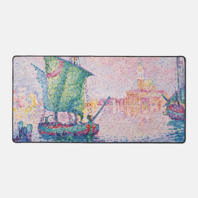 Paul Signac - Venedig, Die rosa Wolke Schreibtischunterlage (Vorderseite)