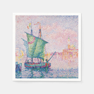 Paul Signac - Venedig, Die rosa Wolke Serviette