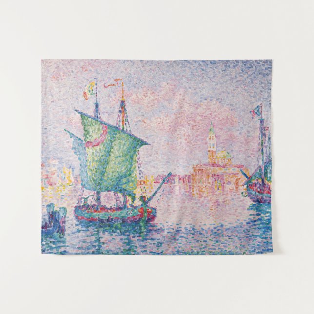 Paul Signac - Venedig, Die rosa Wolke Wandteppich (Vorderseite (Horizontal))