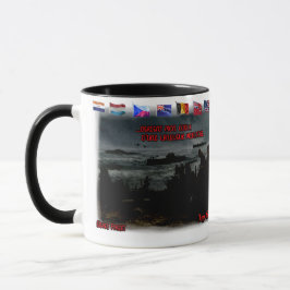 Paul Verlaine's Poem on a White Ceramic Coffee Tasse