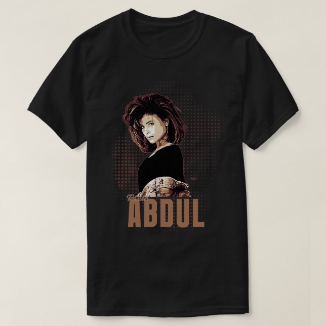 Paula Abdul 80er T-Shirt (Design vorne)
