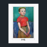 Paula Modersohn-Becker #176 - Fine Art Postkarte<br><div class="desc">Paula Modersohn-Becker - Portrait eines italienischen Mädchens 1906. Art & Signatur Postkarte #176 von The Zedign House. Weitere Bilder und Designs von Paula Modersohn-Becker - Gemälde & Zeichnungen finden Sie unter https://books.zedign.com/zas/84.html</div>
