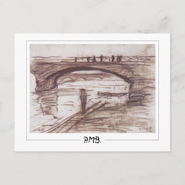 Paula Modersohn-Becker #37 - Fine Art Postkarte (Vorderseite)
