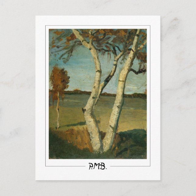 Paula Modersohn-Becker #3 - Fine Art Postkarte (Vorderseite)