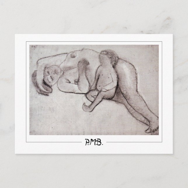 Paula Modersohn-Becker #78 - Fine Art Postkarte (Vorderseite)