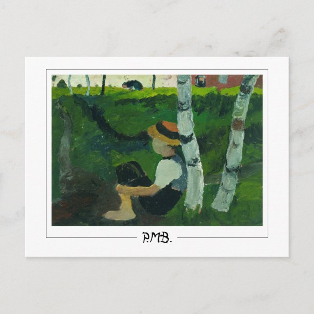 Paula Modersohn-Becker #9 - Kunst Postkarte (Vorderseite)