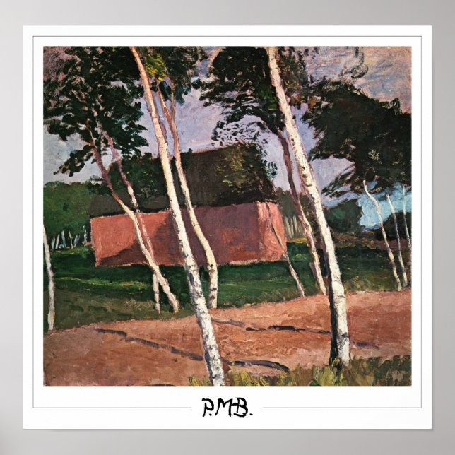 Paula Modersohn-Becker Affiche d'art Zedign #88 (Devant)