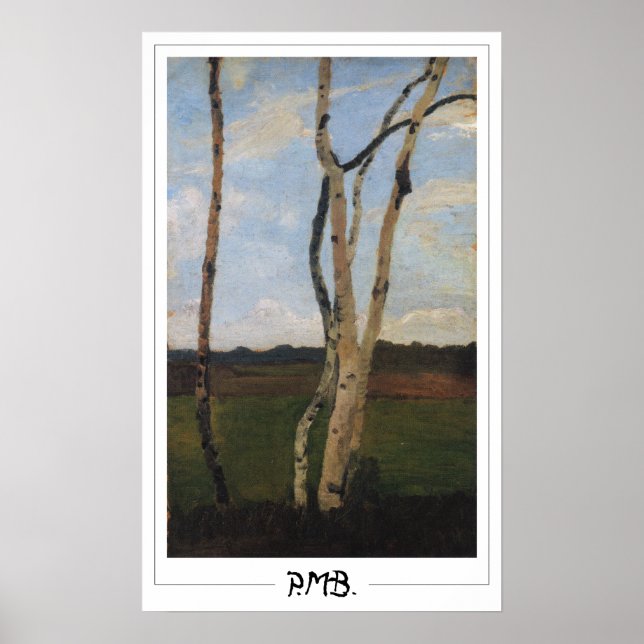 Paula Modersohn-Becker Poster Art Zedign #113 (Devant)