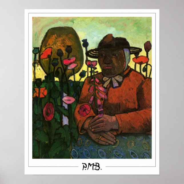 Paula Modersohn-Becker Poster d'art Zedign #44 (Devant)