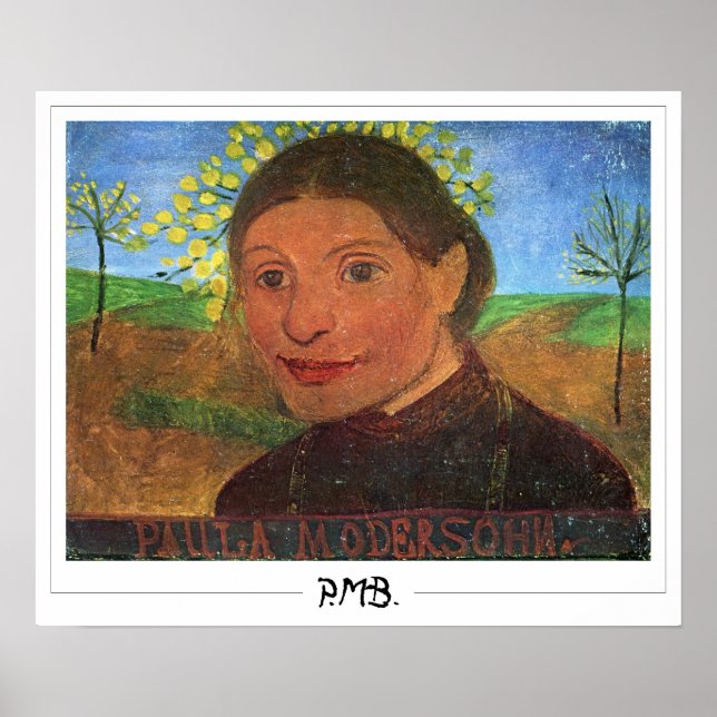 Paula Modersohn-Becker Poster d'art Zedign #92 (Devant)