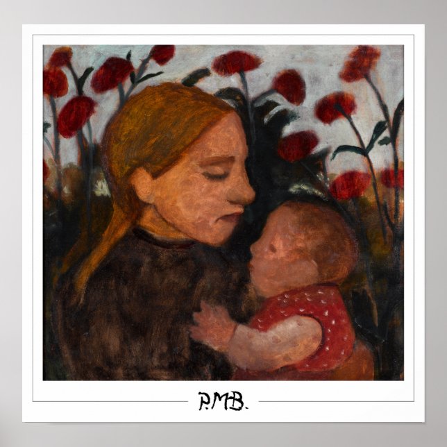 Paula Modersohn-Becker Zedign Art Poster #11 (Vorne)