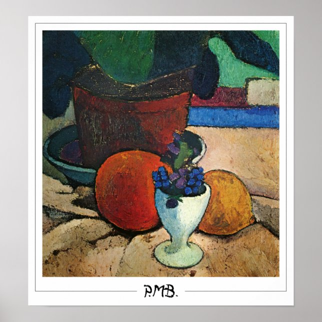 Paula Modersohn-Becker Zedign Art Poster #124 (Vorne)