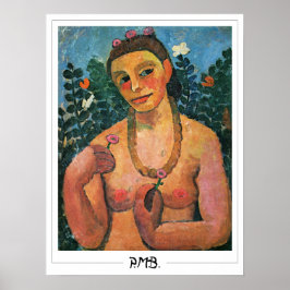 Paula Modersohn-Becker Zedign Art Poster #183