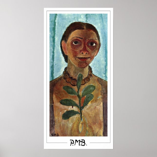 Paula Modersohn-Becker Zedign Art Poster #192 (Vorne)