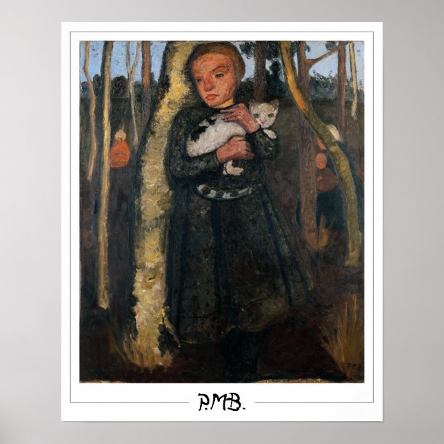 Paula Modersohn-Becker Zedign Art Poster #4 (Vorne)