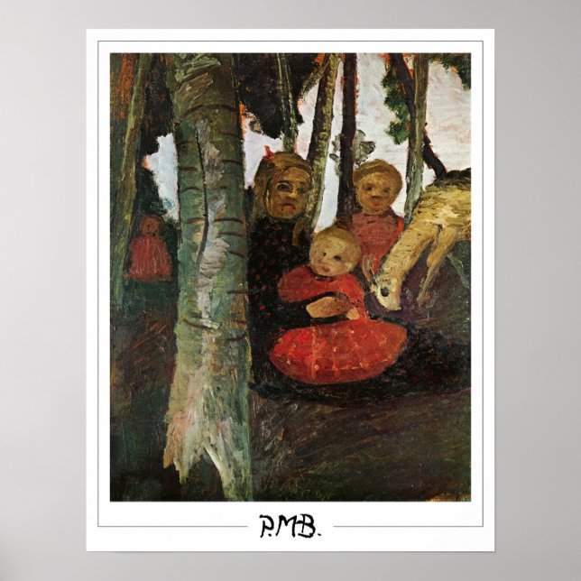 Paula Modersohn-Becker Zedign Art Poster #75 (Vorne)