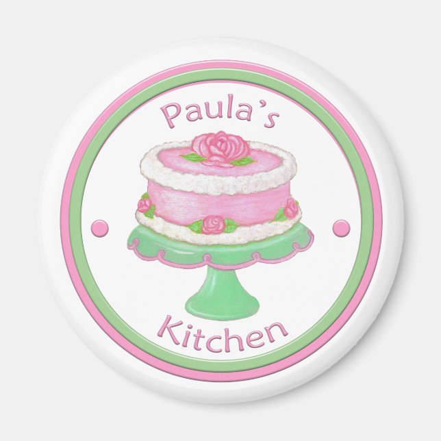 Paulas Küchenkuchen-Stand Magnet (Vorne)