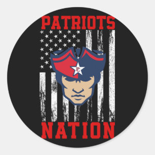 Paulding Landkreis Patriots Logo Nation Hs Runder Aufkleber
