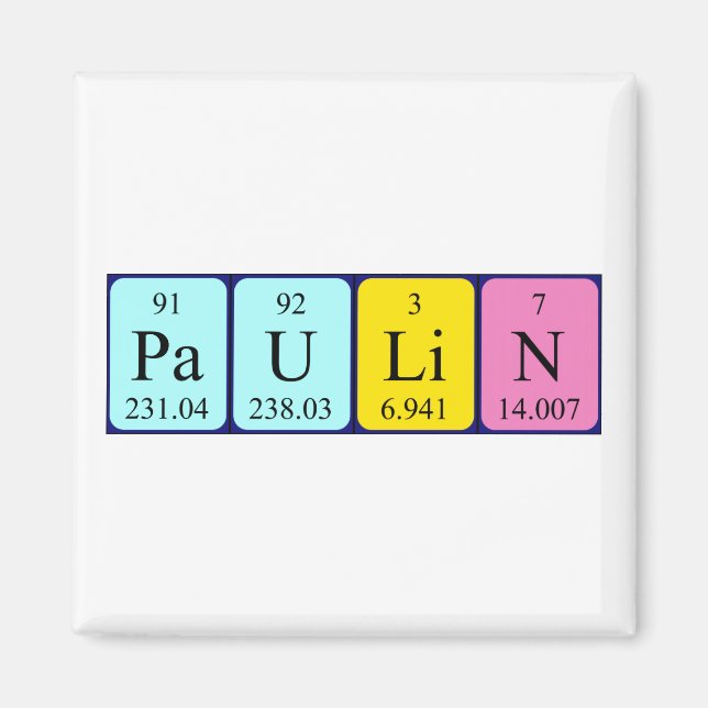 Paulin-Periodenmagnet Magnet (Vorne)