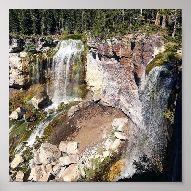 Paulina Creek Falls Poster (Vorne)
