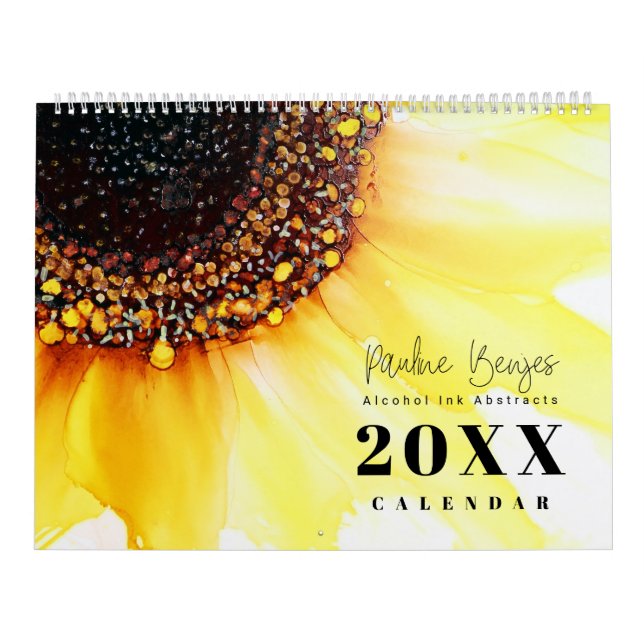 Pauline Benjes Alcohol Ink Art Kalender (Titelbild)