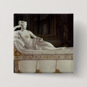 Pauline Bonaparte als Venus triumphierend, Button