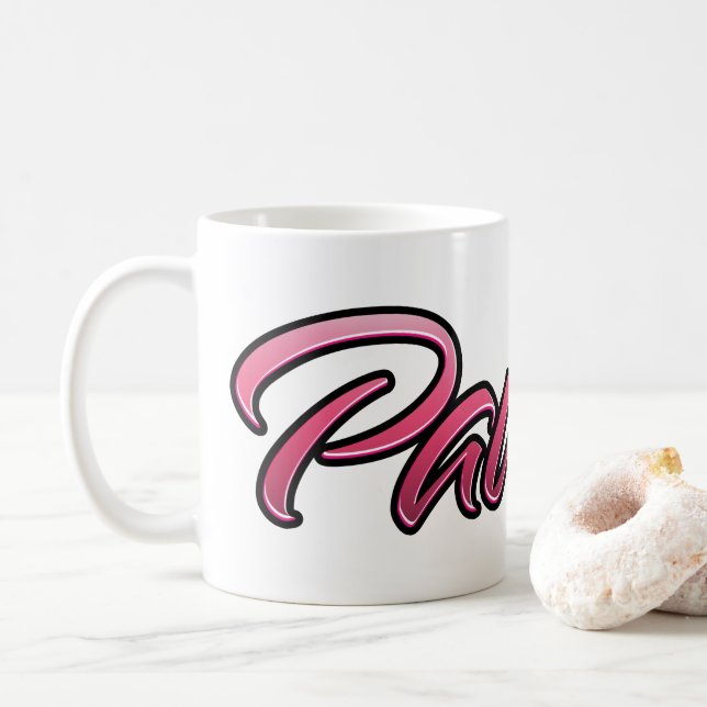 Pauline faded rose Tasse de thé (Avec donut)