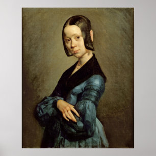 Pauline Ono in Blue, 1841-42 Poster