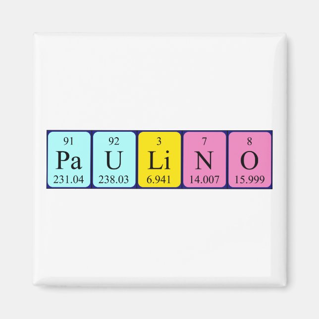 Paulino Periodenmagnet Magnet (Vorne)