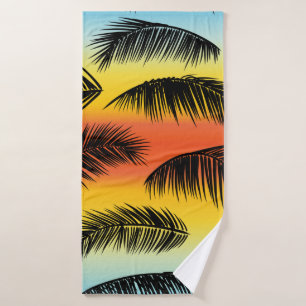 Paume tropicale feuille motif