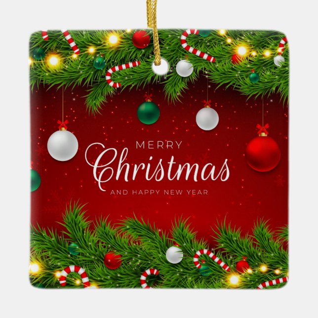Pauschalreisekarte, Größe: 4,25" x 5,5", Papier: M Keramikornament (Vorderseite)
