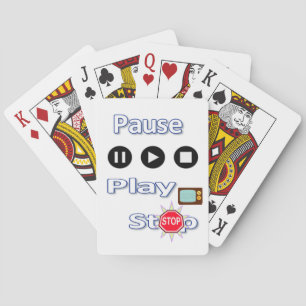 Pause anhalten, Kartenspiel abspielen Spielkarten