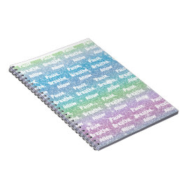 Pause, atmen, Notebook zulassen Notizblock