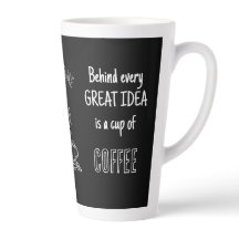 Pause Café – Grandes Idées – Tasse de Latte – Pers