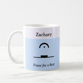 Pause für eine Erholung Humorvolle Funny Musical P Kaffeetasse