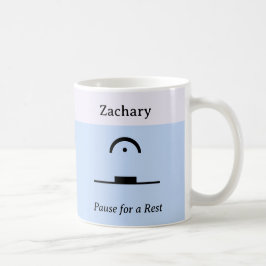 Pause für eine Erholung Humorvolle Funny Musical P Kaffeetasse