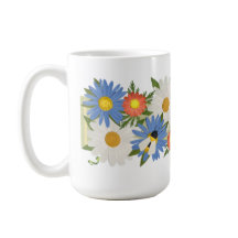 Pause Kacheln 15oz Biene Tasse – Links-händige Aus