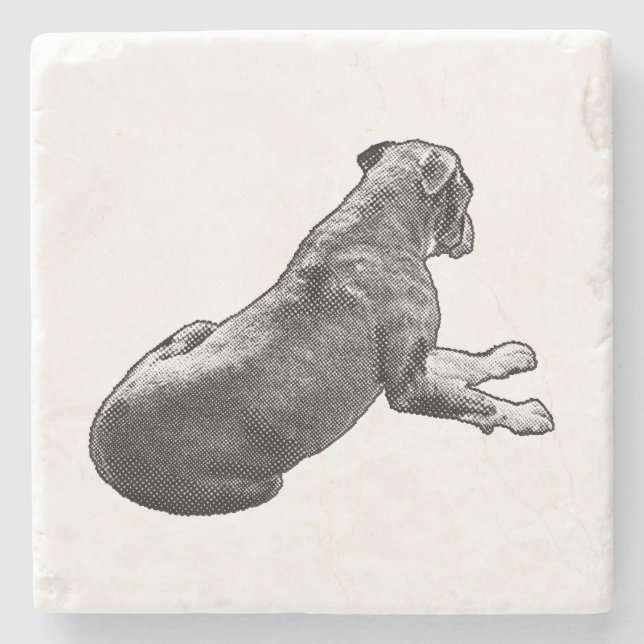 Pause neben einem Blick Steinuntersetzer (Vorderseite)