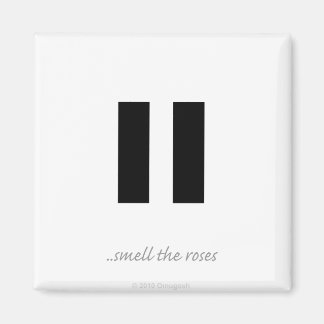 Pause odeur rose - Aimant