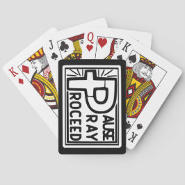 PAUSE PRAY PROCEED SPIELKARTEN