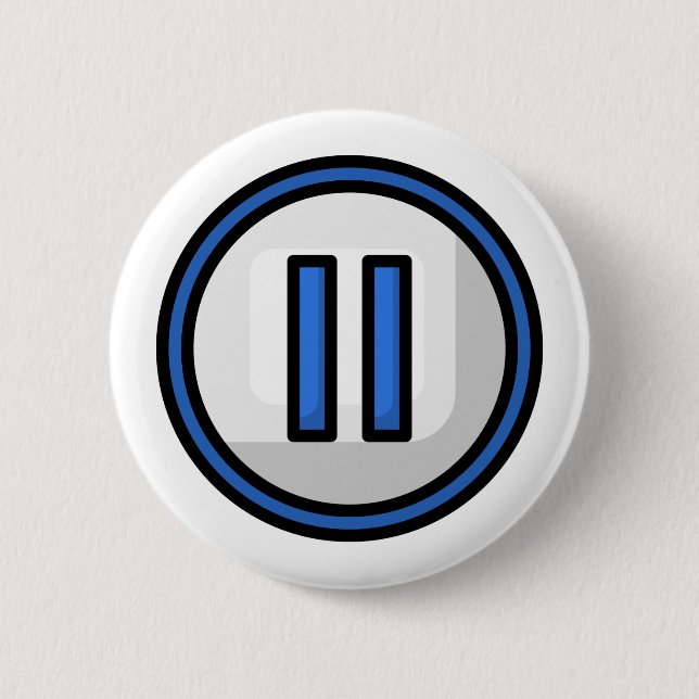 Pause-Taste und Button: Adorable Button (Vorderseite)