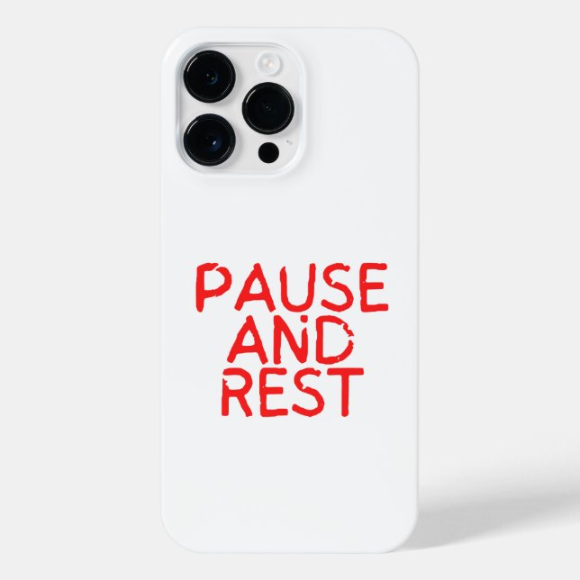 Pause und Erholung. iPhone 14 Pro Max Hülle (Rückseite)