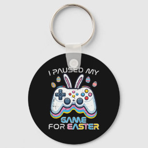 Pausen mein Spiel für Ostern Gaming-Gamer Männer B Schlüsselanhänger