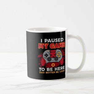 Pausen mein Spiel hier Gamer Controller Männer Jun Kaffeetasse