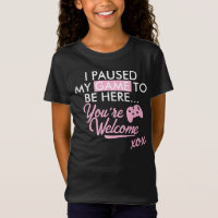 Pausen Spiel Pastel Pink Girly Slogan Gamer Girl