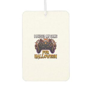 Pausiertes Spiel Halloween Controller Fledermäuse Autolufterfrischer