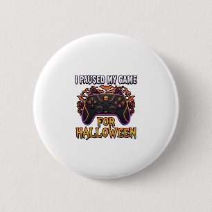 Pausiertes Spiel Halloween Controller Fledermäuse Button